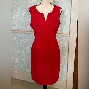 Calvin Klein Red Backless Dress